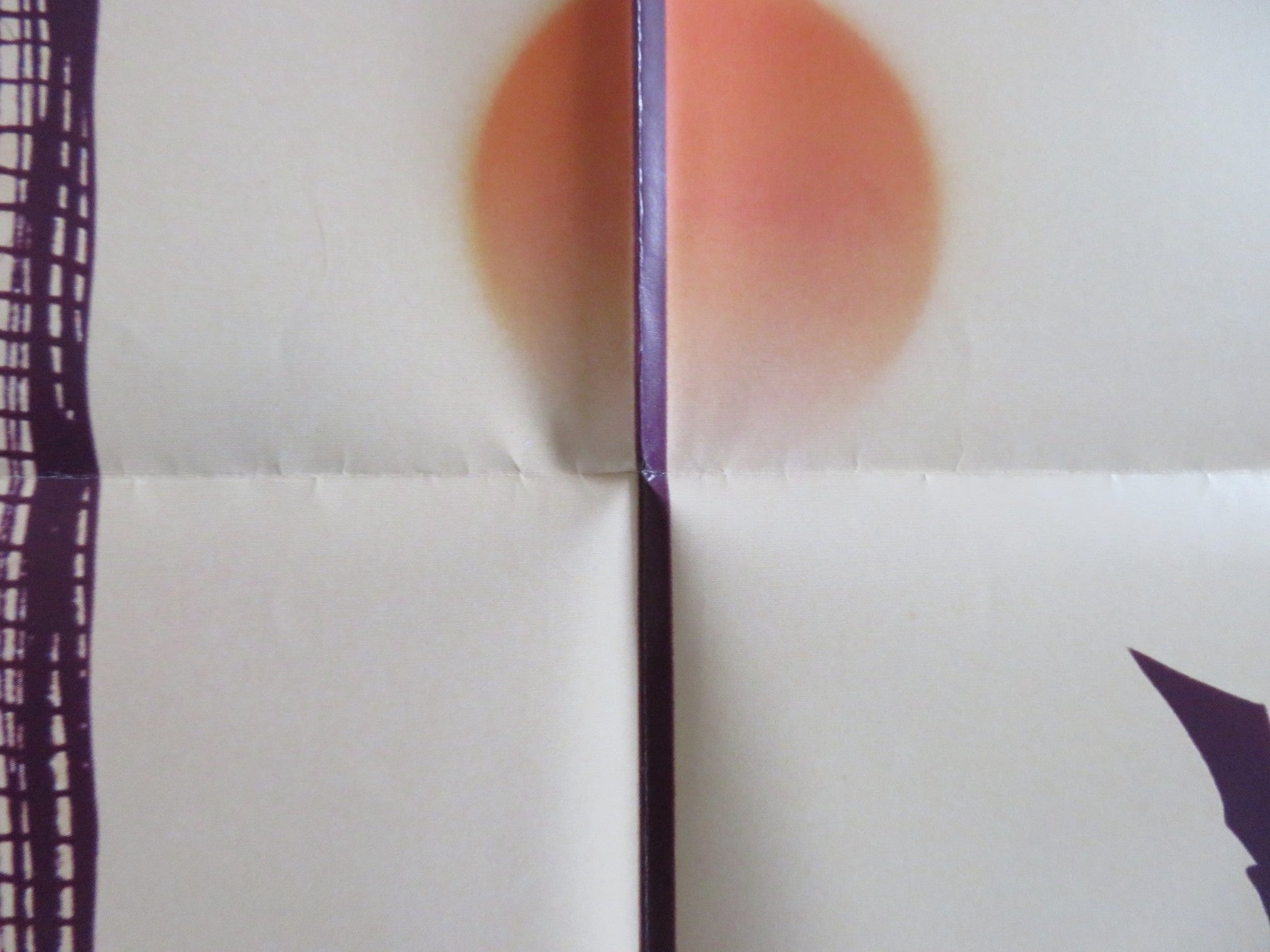 THE COLOR PURPLE FOLDED US ONE SHEET POSTER SPIELBERG WHOOPI GOLDBERG 1985 Rendezvous Cinema Movie posters