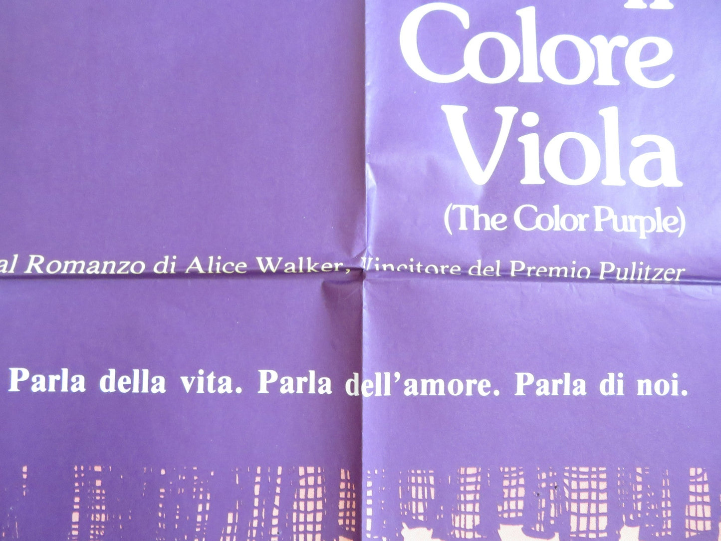 THE COLOR PURPLE ITALIAN 2 FOGLIO POSTER SPIELBERG DANNY GLOVER W. GOLDBERG 1985 Rendezvous Cinema Movie posters