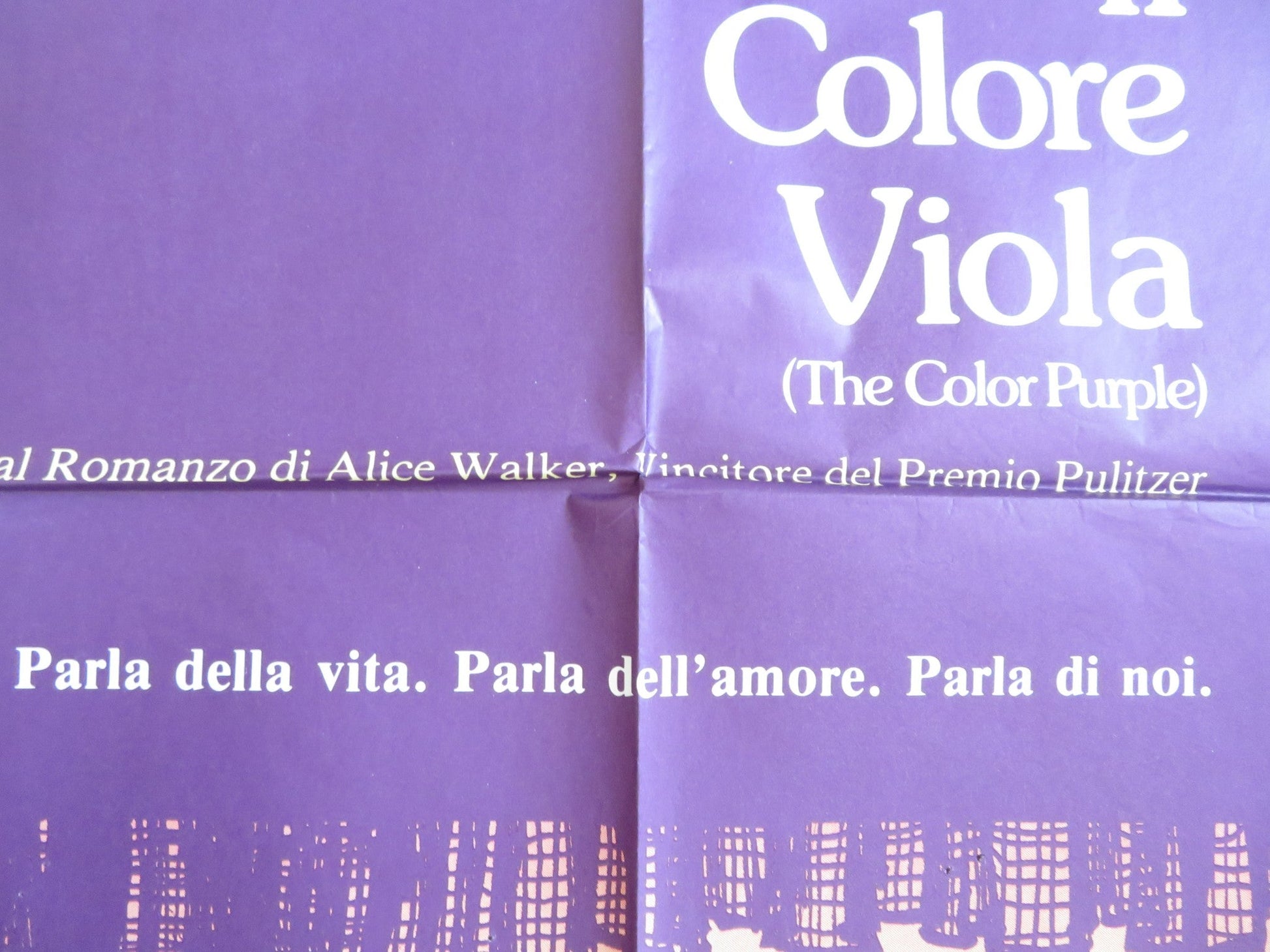 THE COLOR PURPLE ITALIAN 2 FOGLIO POSTER SPIELBERG DANNY GLOVER W. GOLDBERG 1985 Rendezvous Cinema Movie posters