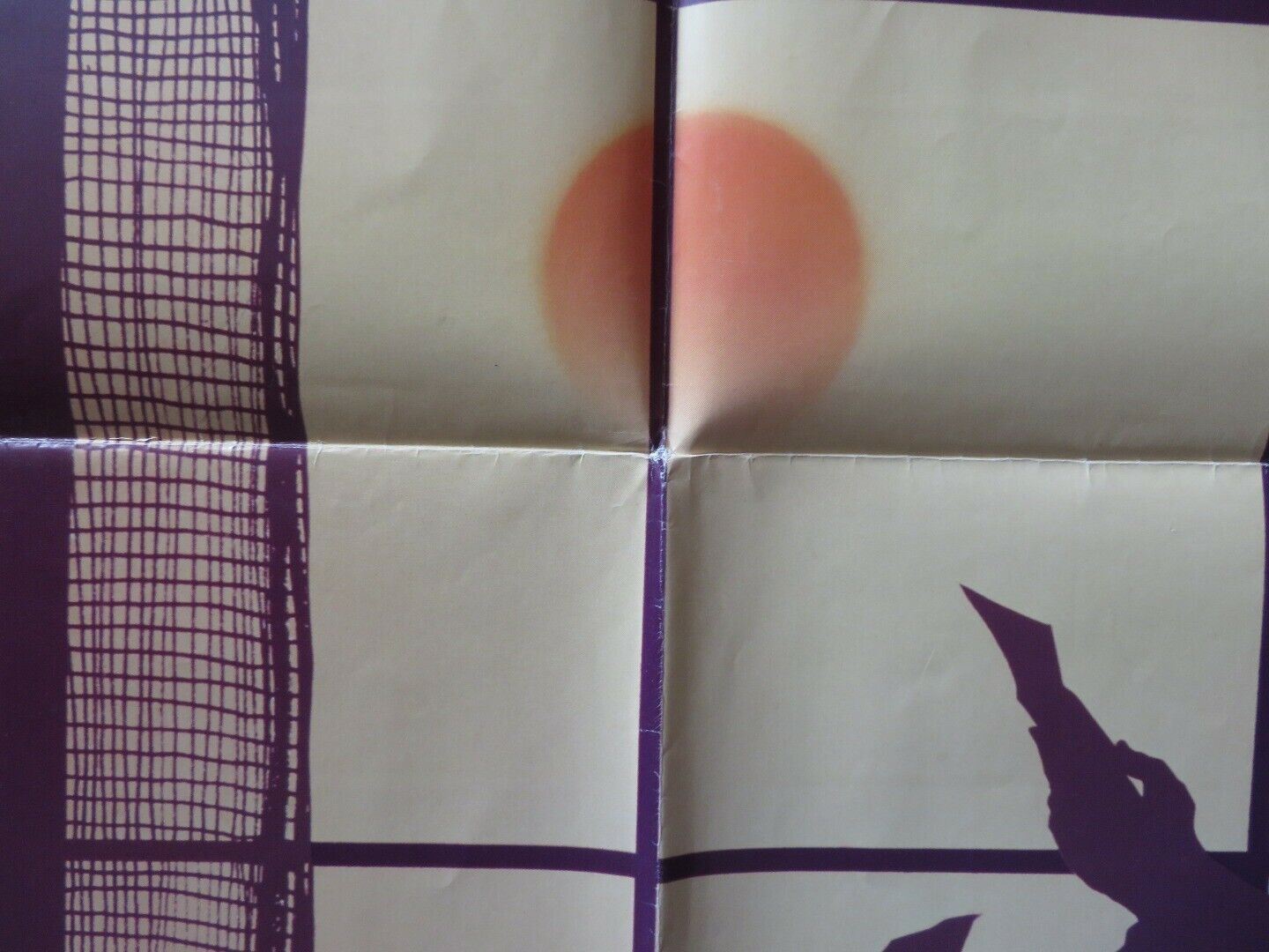 THE COLOR PURPLE SPANISH ONE SHEET FOLDED POSTER SPIELBERG DANNY GLOVER 1985 Movie posters