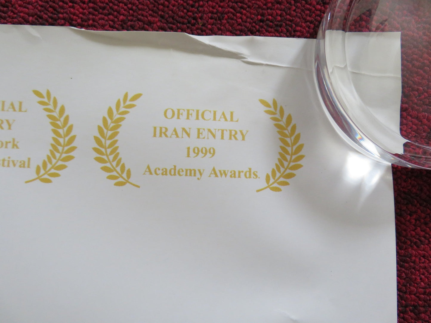 THE COLOUR OF PARADISE UK QUAD (30"x 40") ROLLED POSTER HOSSEIN MAHJOUB 1999 Rendezvous Cinema Movie posters