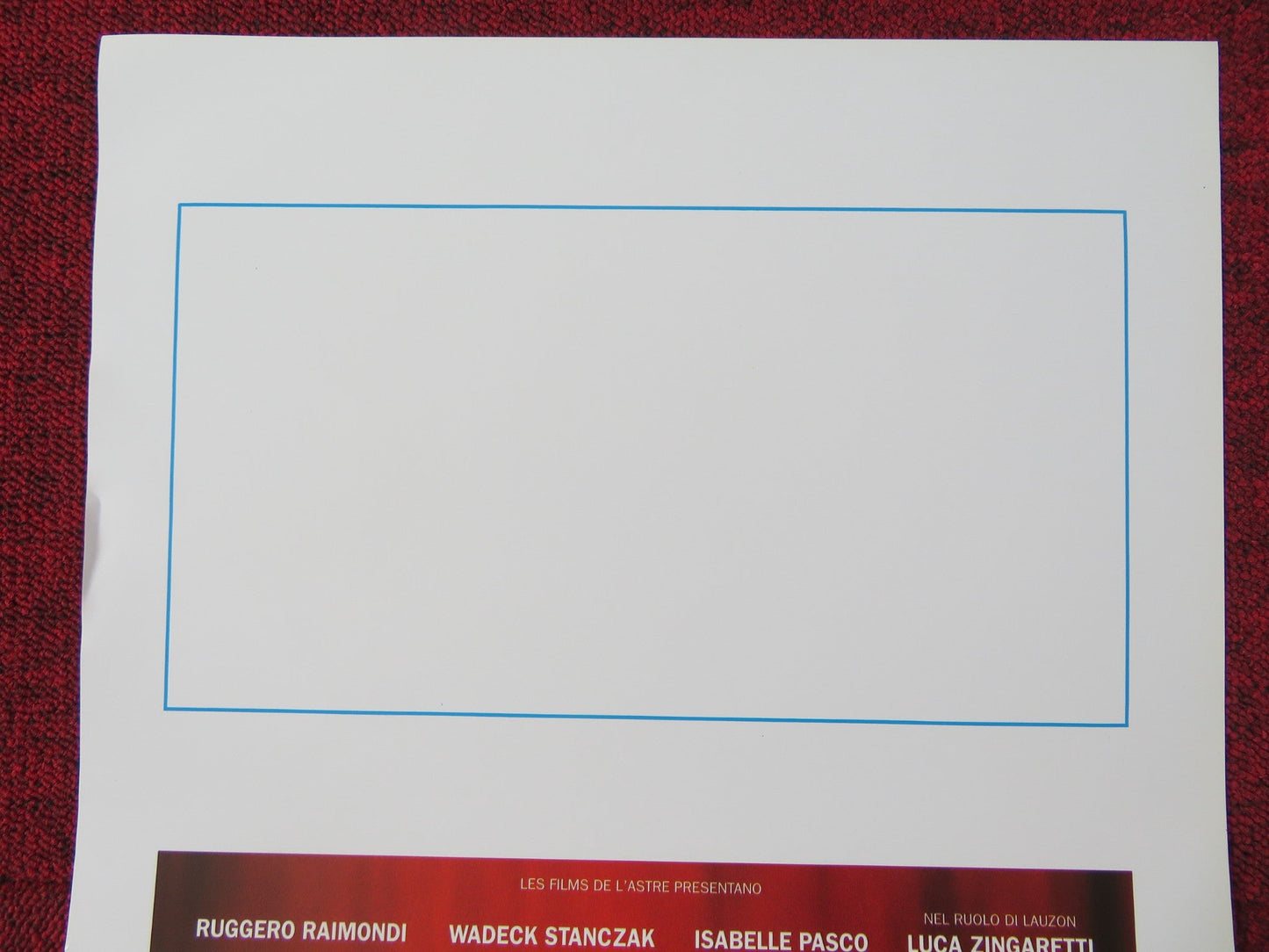 THE COLOURS OF THE DEVIL ITALIAN LOCANDINA POSTER RUGGERO RAIMONDI 1997 Rendezvous Cinema Movie posters