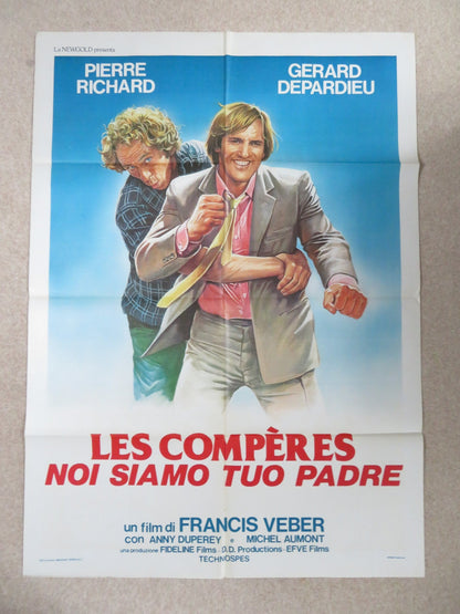 THE COMDADS ITALIAN 2 FOGLIO POSTER PIERRE RICHARD GERARD DEPARDIEU 1983 Rendezvous Cinema Movie posters