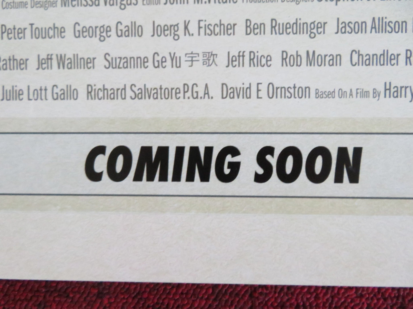 THE COMEBACK TRAIL US ONE SHEET ROLLED POSTER ROBERT DE NIRO T. LEE JONES 2020 Rendezvous Cinema Movie posters