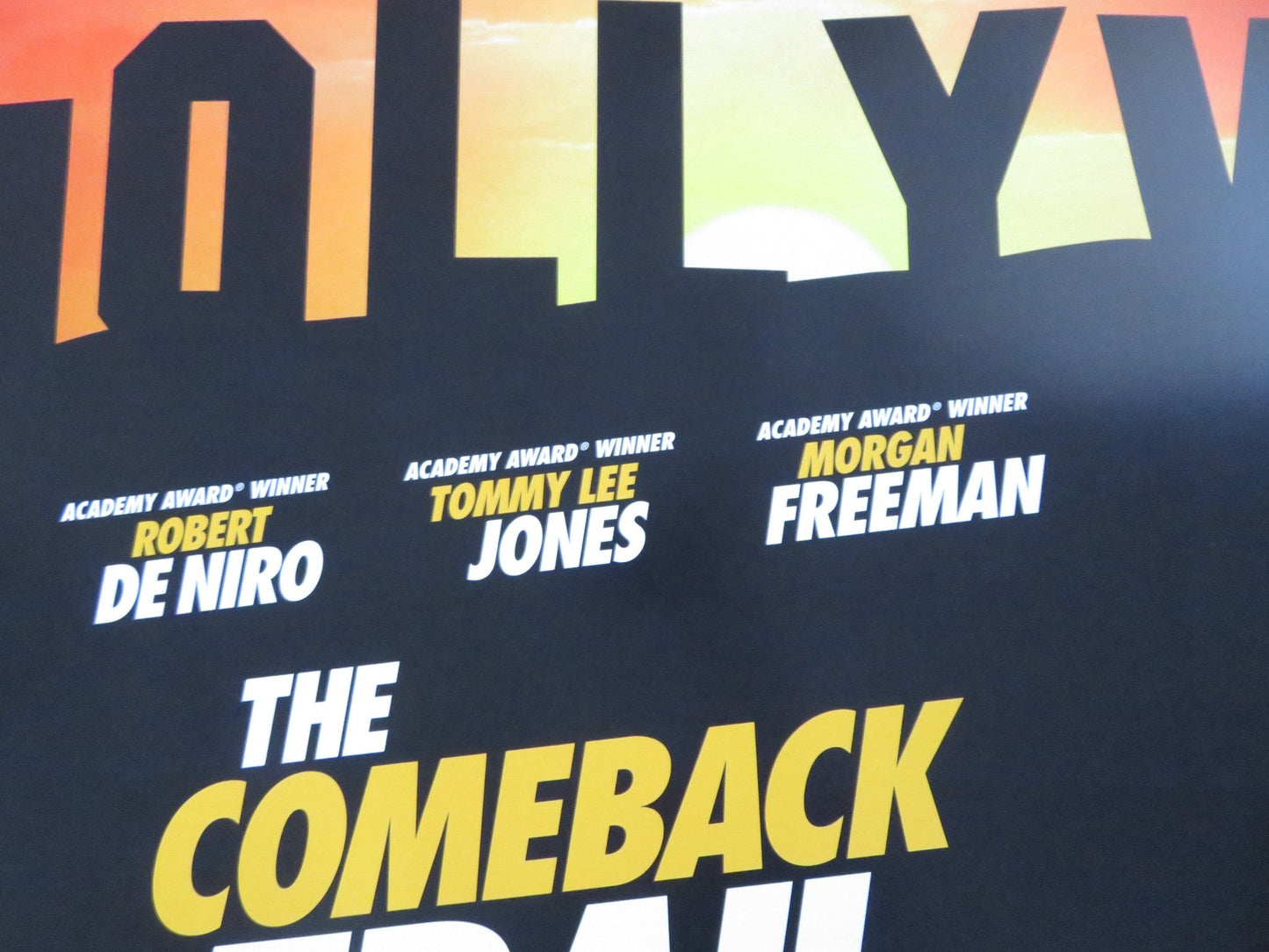 THE COMEBACK TRAIL US ONE SHEET ROLLED POSTER ROBERT DE NIRO T. LEE JONES 2020 Rendezvous Cinema Movie posters