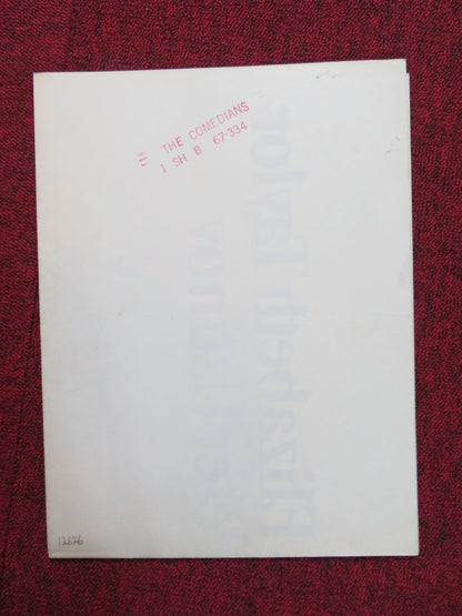 THE COMEDIANS FOLDED US ONE SHEET POSTER RICHARD BURTON ELIZABETH TAYLOR 1967 Rendezvous Cinema Movie posters