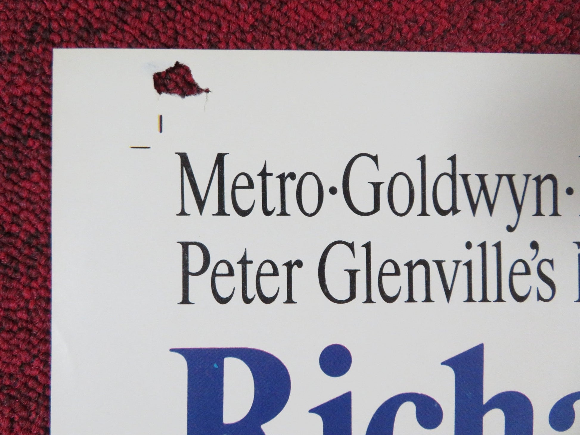 THE COMEDIANS FOLDED US ONE SHEET POSTER RICHARD BURTON ELIZABETH TAYLOR 1967 Rendezvous Cinema Movie posters