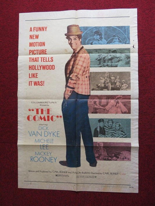 THE COMIC US ONE SHEET POSTER DICK VAN DYKE MICKEY ROONEY 1969 Movie posters