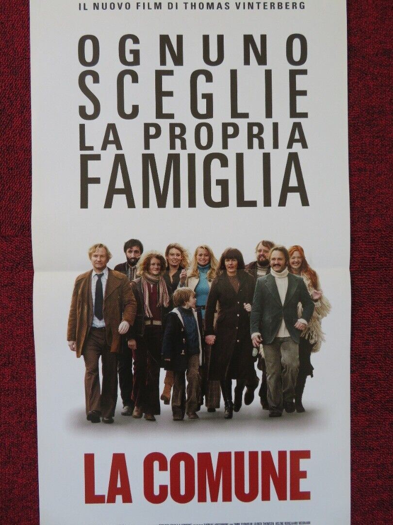 THE COMMUNE ITALIAN LOCANDINA (26.5"x12.5") POSTER TRINE DYRHOLM 2016 Rendezvous Cinema Movie posters