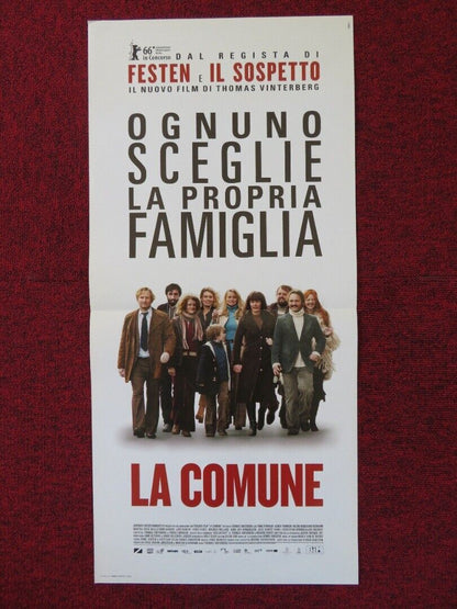 THE COMMUNE ITALIAN LOCANDINA (26.5"x12.5") POSTER TRINE DYRHOLM 2016 Rendezvous Cinema Movie posters