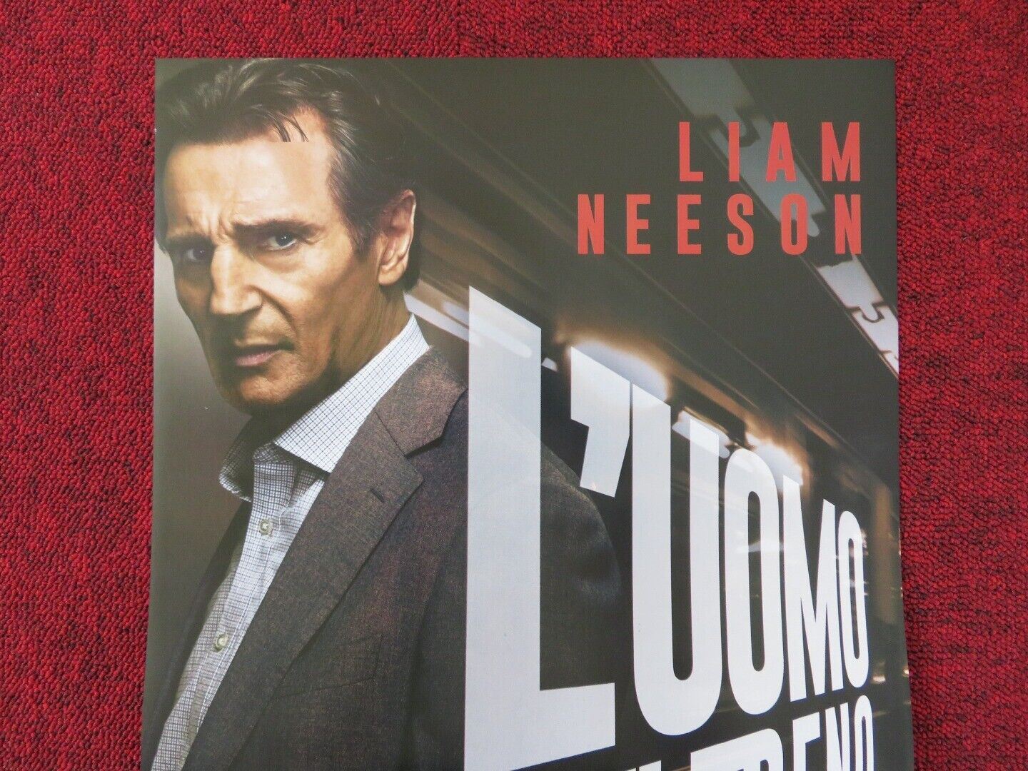 THE COMMUTER ITALIAN LOCANDINA (26.5"x12.5") POSTER LIAM NEESON 2018 Rendezvous Cinema Movie posters