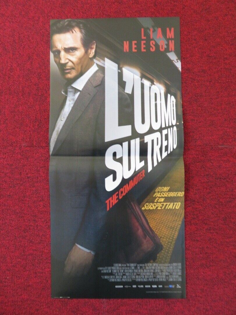 THE COMMUTER ITALIAN LOCANDINA (26.5"x12.5") POSTER LIAM NEESON 2018 Rendezvous Cinema Movie posters