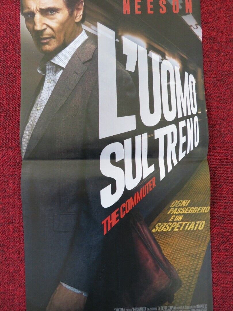 THE COMMUTER ITALIAN LOCANDINA (26.5"x12.5") POSTER LIAM NEESON 2018 Rendezvous Cinema Movie posters