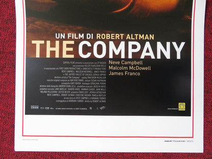 THE COMPANY ITALIAN LOCANDINA (27.5"x13") POSTER NEVE CAMPBELL 2003 Rendezvous Cinema Movie posters