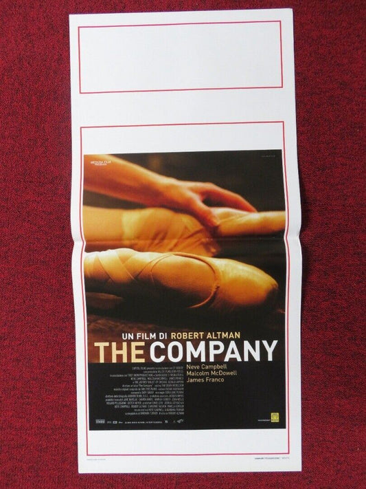 THE COMPANY ITALIAN LOCANDINA (27.5"x13") POSTER NEVE CAMPBELL 2003 Rendezvous Cinema Movie posters