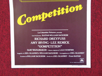 THE COMPETITION ITALIAN LOCANDINA POSTER RICHARD DREYFUSS AMY IRVING 1981 Rendezvous Cinema Movie posters