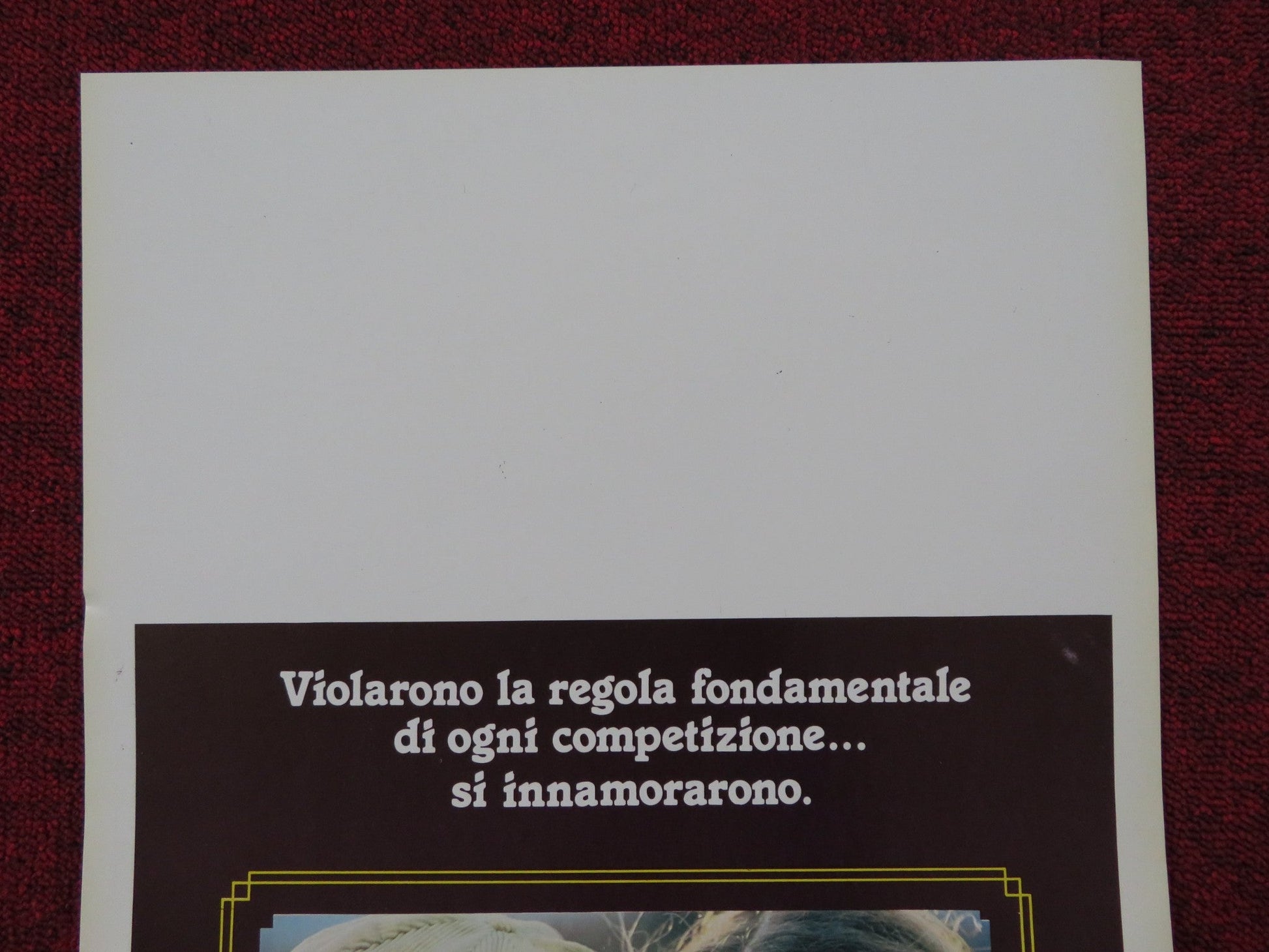 THE COMPETITION ITALIAN LOCANDINA POSTER RICHARD DREYFUSS AMY IRVING 1981 Rendezvous Cinema Movie posters