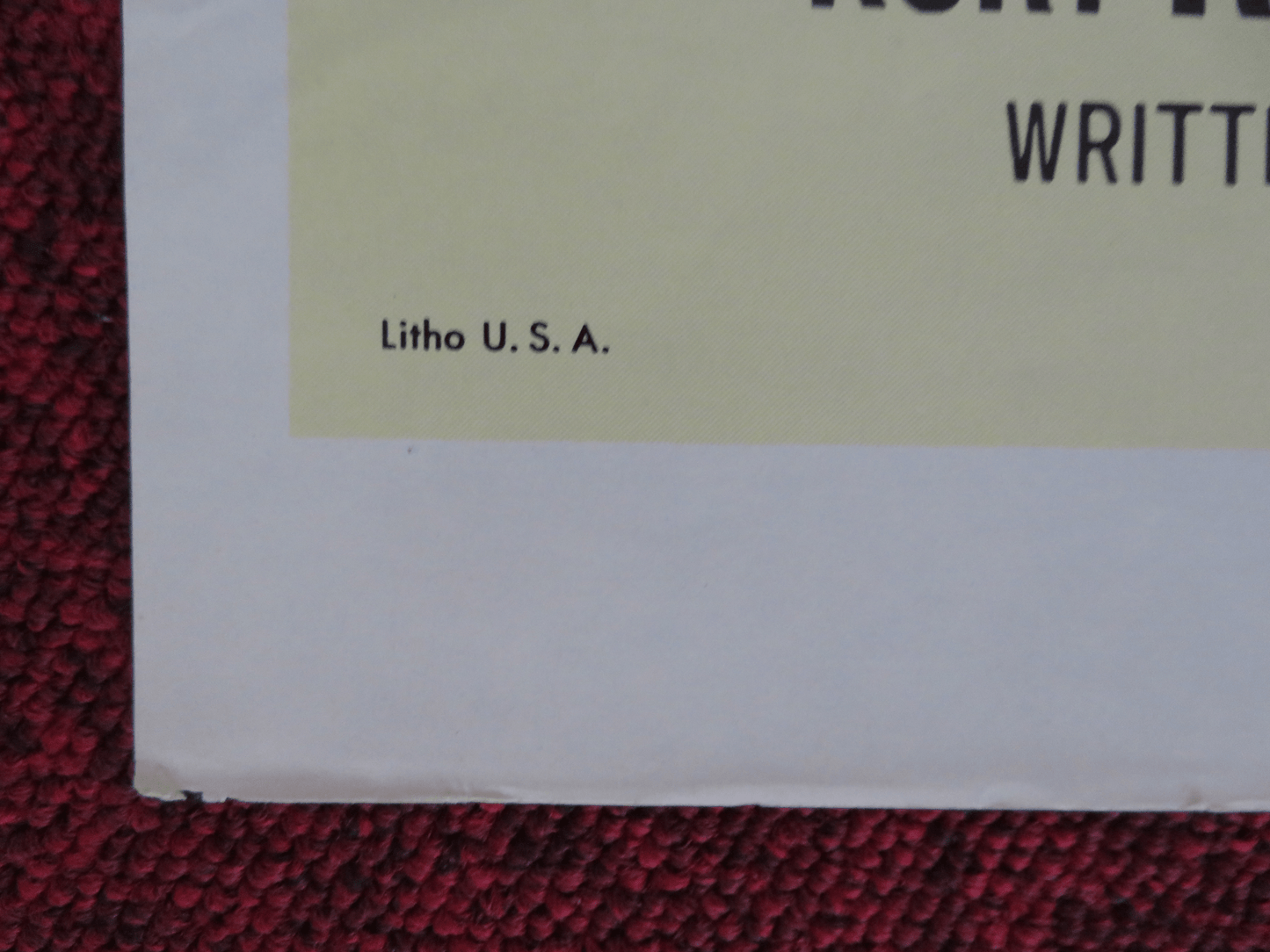 THE COMPUTER WORE TENNIS SHOES FOLDED US ONE SHEET POSTER DISNEY K. RUSSELL 1969 Rendezvous Cinema Movie posters