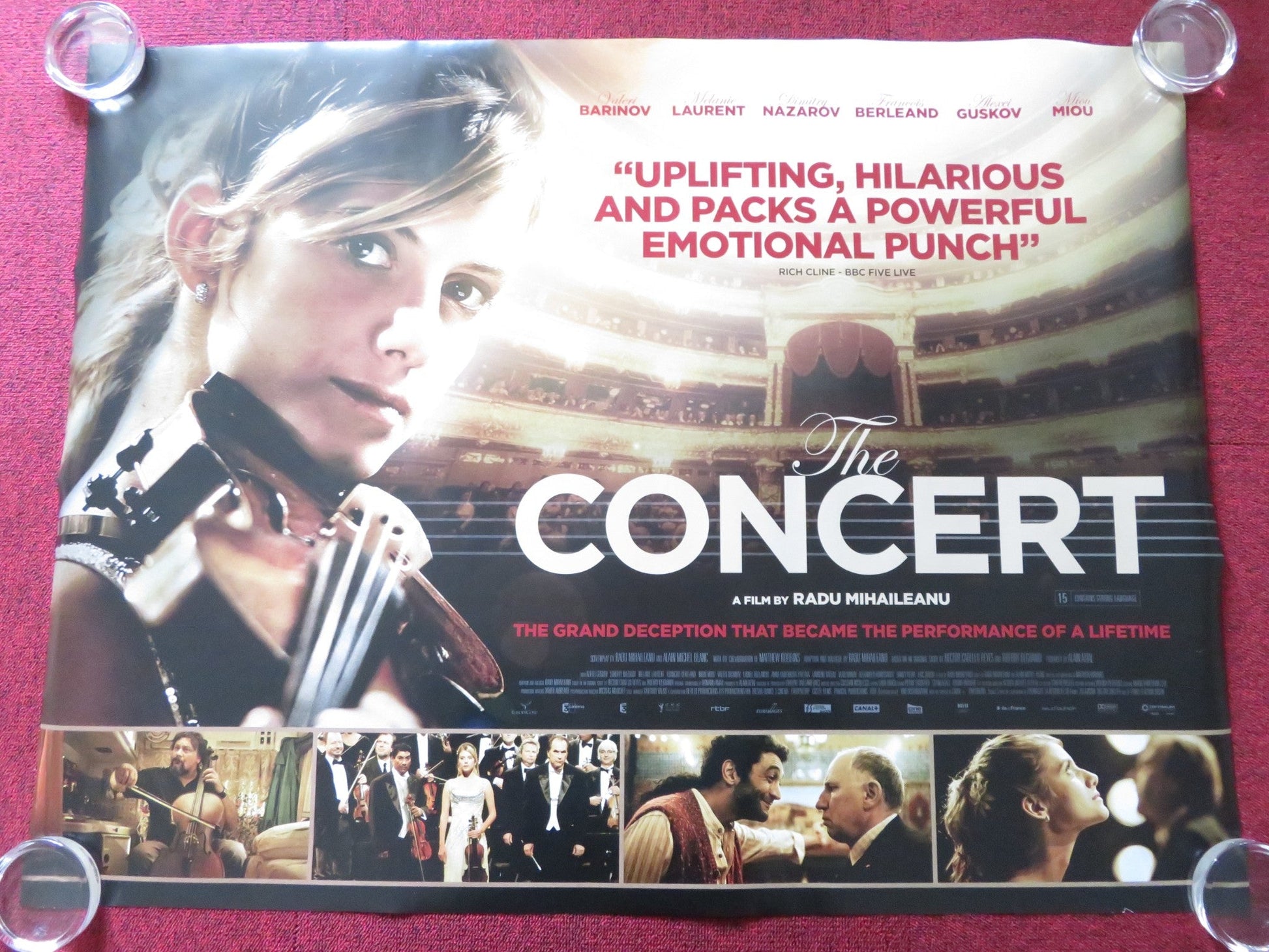 THE CONCERT UK QUAD (30"x 40") ROLLED POSTER VALERIY BARINOV M. LAURENT 2009 Rendezvous Cinema Movie posters