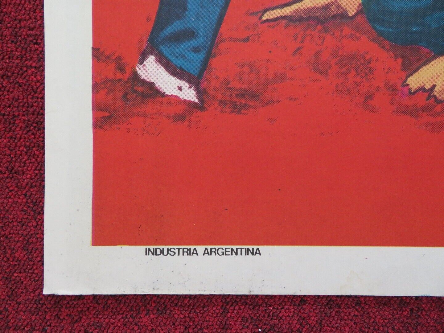 THE CONCRETE JUNGLE FOLDED ARGENTINA ONE SHEET POSTER JILL ST JOHN 1982 - Rendezvous Cinema