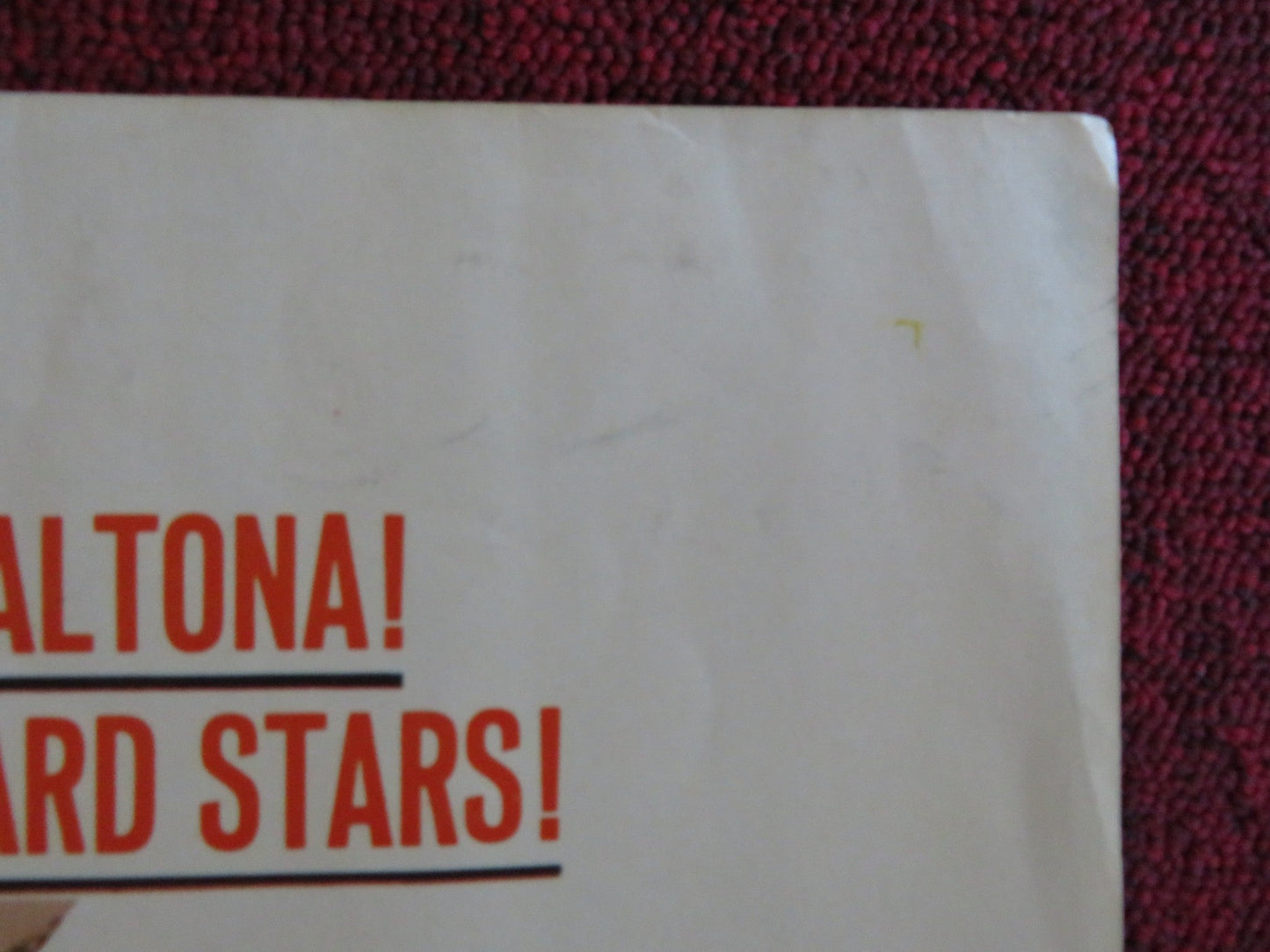 THE CONDEMNED OF ALTONA US HALF SHEET (22"x 28") POSTER SOPHIA LOREN 1963 Rendezvous Cinema Movie posters