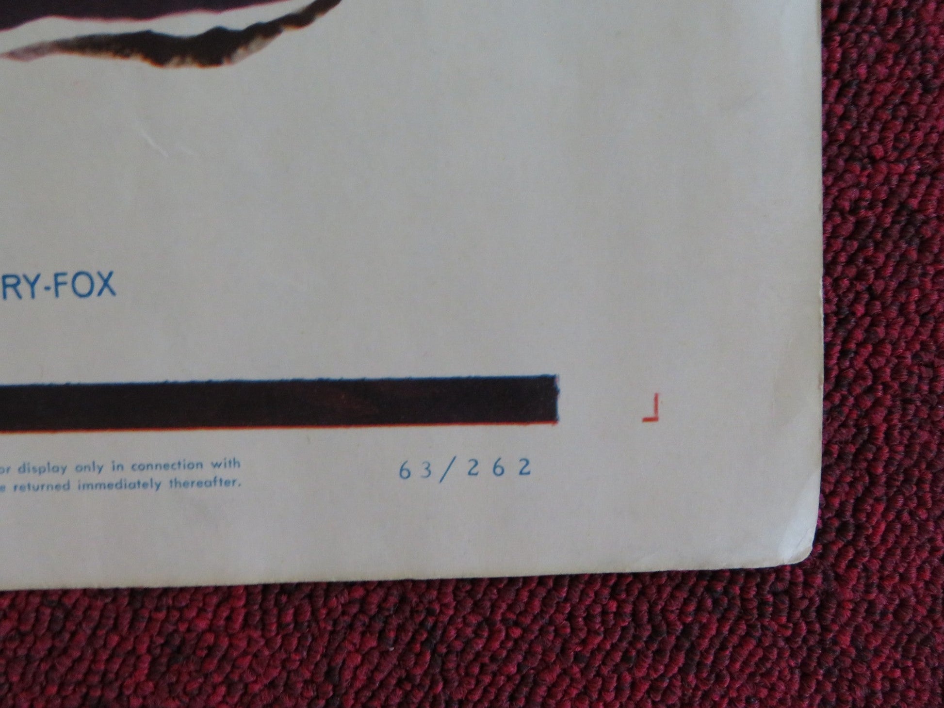 THE CONDEMNED OF ALTONA US HALF SHEET (22"x 28") POSTER SOPHIA LOREN 1963 Rendezvous Cinema Movie posters