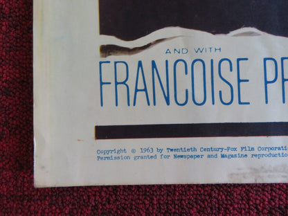 THE CONDEMNED OF ALTONA US HALF SHEET (22"x 28") POSTER SOPHIA LOREN 1963 Rendezvous Cinema Movie posters