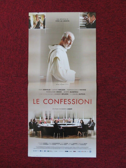 THE CONFESSIONS ITALIAN LOCANDINA (26.5"x12.5") POSTER TONI SERVILLO 2016 Rendezvous Cinema Movie posters