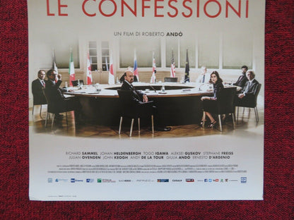 THE CONFESSIONS ITALIAN LOCANDINA (26.5"x12.5") POSTER TONI SERVILLO 2016 Rendezvous Cinema Movie posters