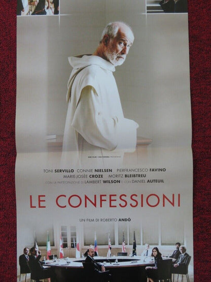 THE CONFESSIONS ITALIAN LOCANDINA (26.5"x12.5") POSTER TONI SERVILLO 2016 Rendezvous Cinema Movie posters