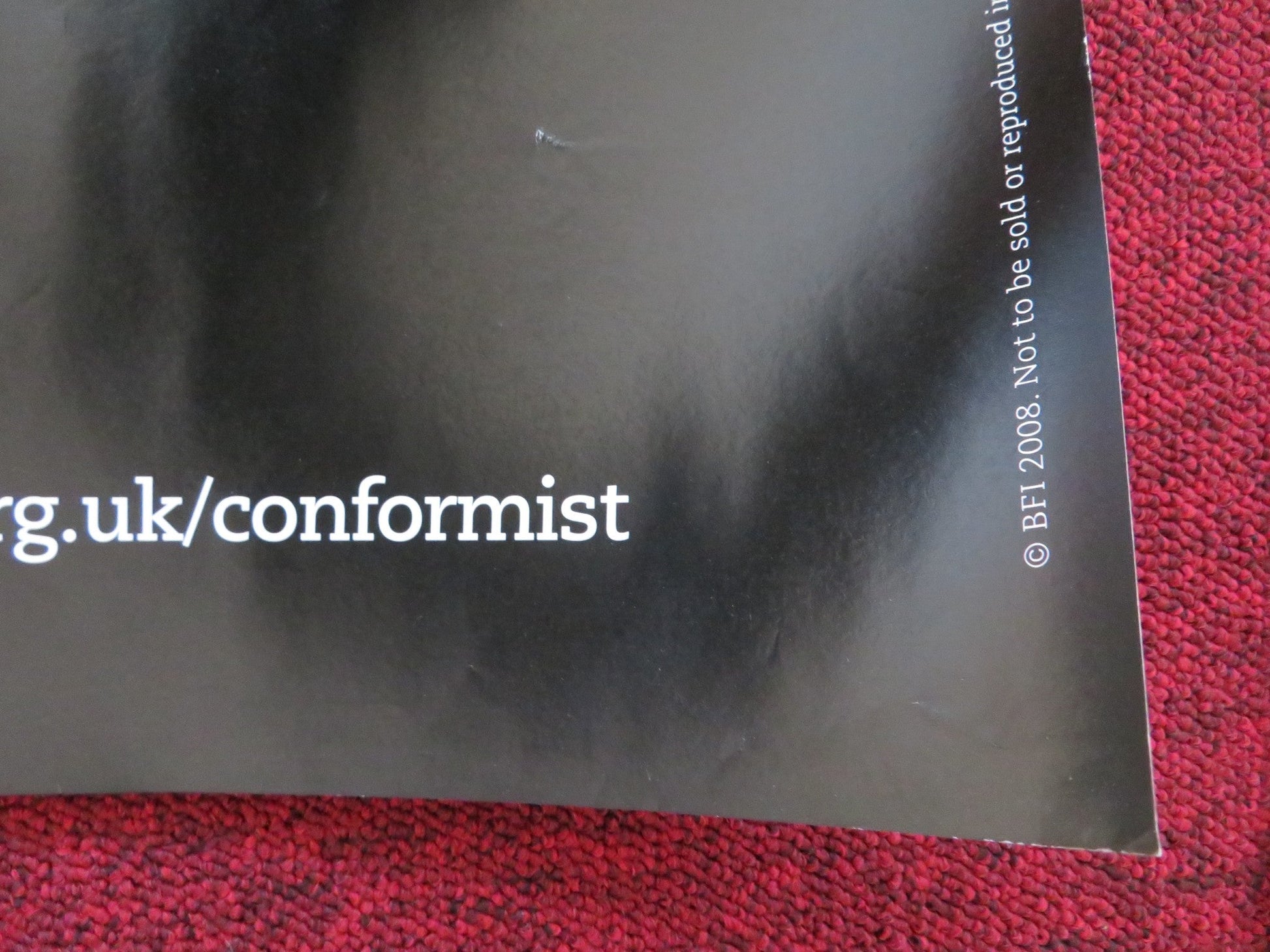 THE CONFORMIST UK QUAD (30"x 40") ROLLED POSTER BFI JEAN LOUIS TRINTIGNANT 2008 Rendezvous Cinema Movie posters