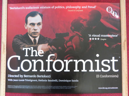 THE CONFORMIST UK QUAD (30"x 40") ROLLED POSTER BFI JEAN LOUIS TRINTIGNANT 2008 Rendezvous Cinema Movie posters