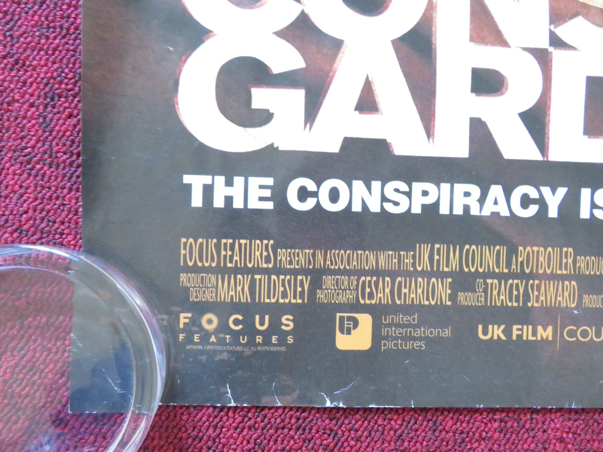 THE CONSTANT GARDENER UK QUAD (30"x 40") ROLLED POSTER RALPH FIENNES 2005 Rendezvous Cinema Movie posters