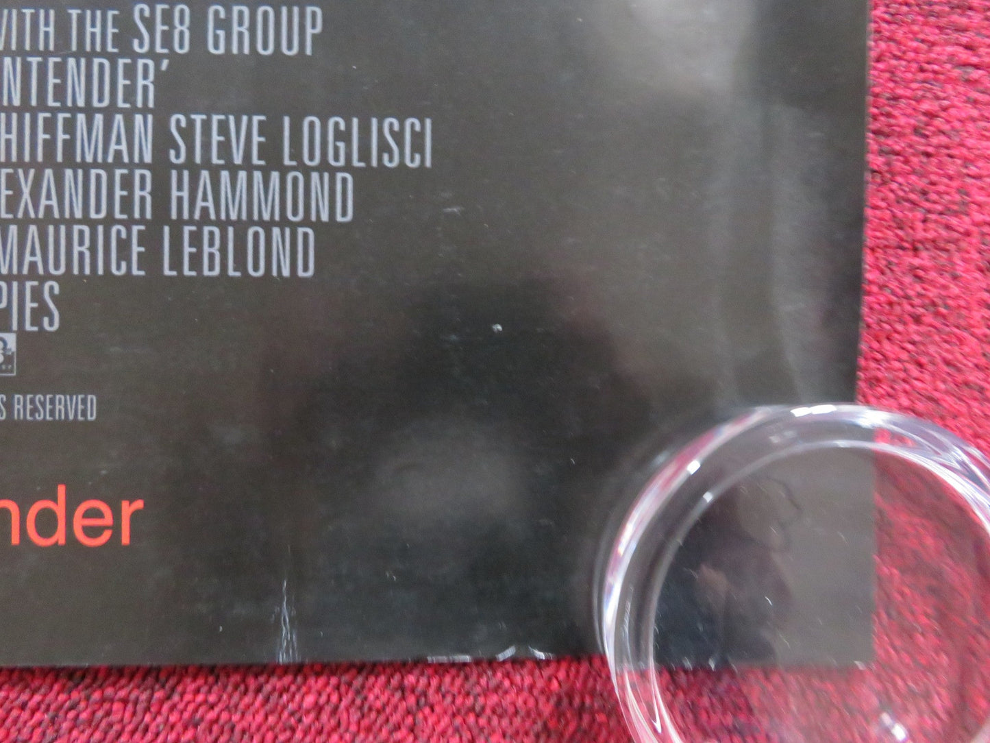 THE CONTENDER UK QUAD (30"x 40") ROLLED POSTER GARY OLDMAN JEFF BRIDGES 2000 Rendezvous Cinema Movie posters