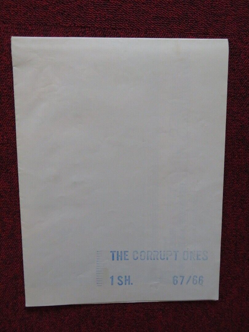 THE CORRUPT ONES FOLDED US ONE SHEET POSTER ROBERT STACK ELKE SOMMER 1967 - Rendezvous Cinema