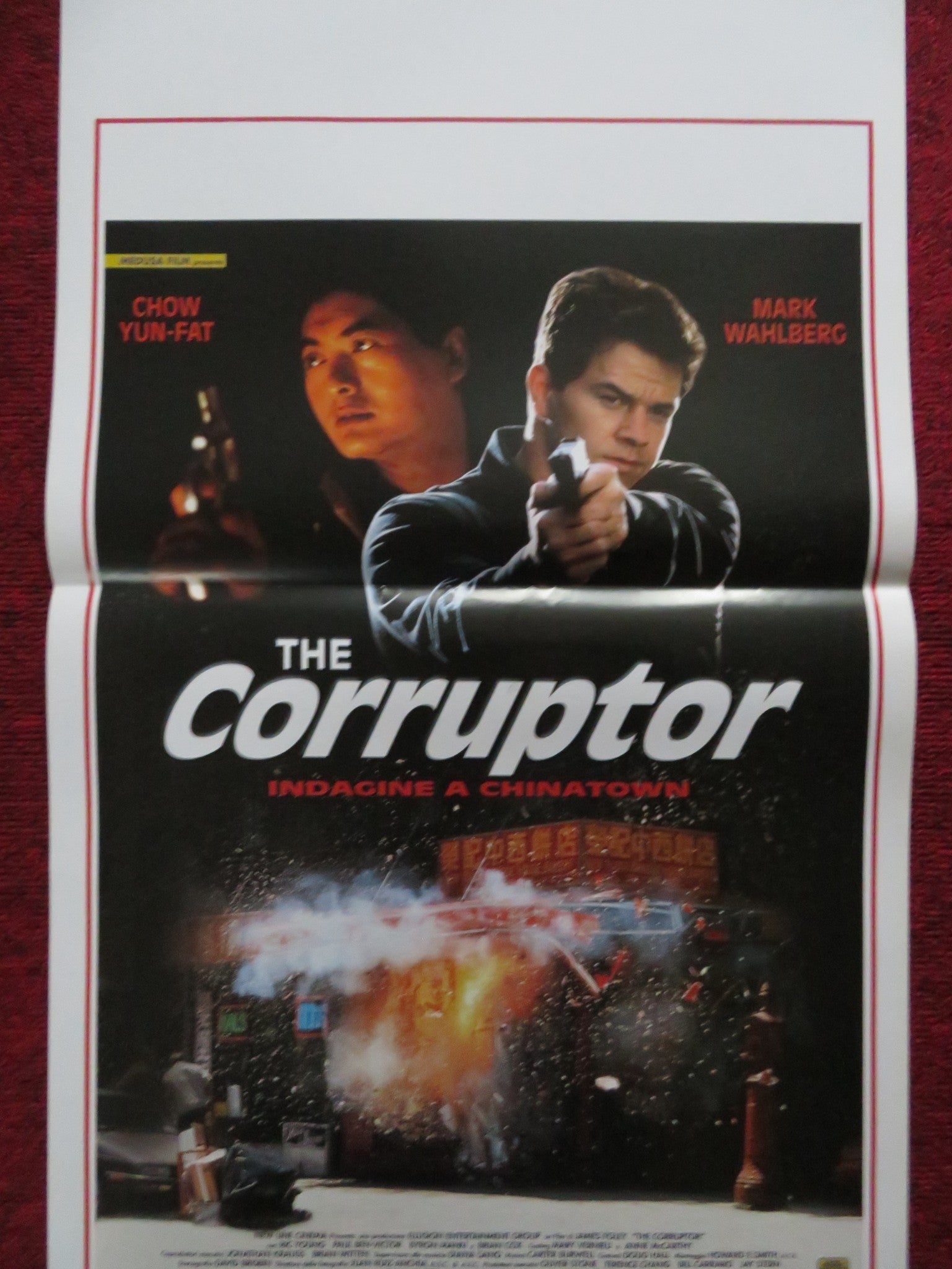 THE CORRUPTOR ITALIAN LOCANDINA POSTER MARK WAHLBERG CHOW YUN - FAT 1999 Rendezvous Cinema Movie posters