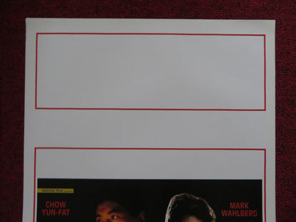 THE CORRUPTOR ITALIAN LOCANDINA POSTER MARK WAHLBERG CHOW YUN - FAT 1999 Rendezvous Cinema Movie posters