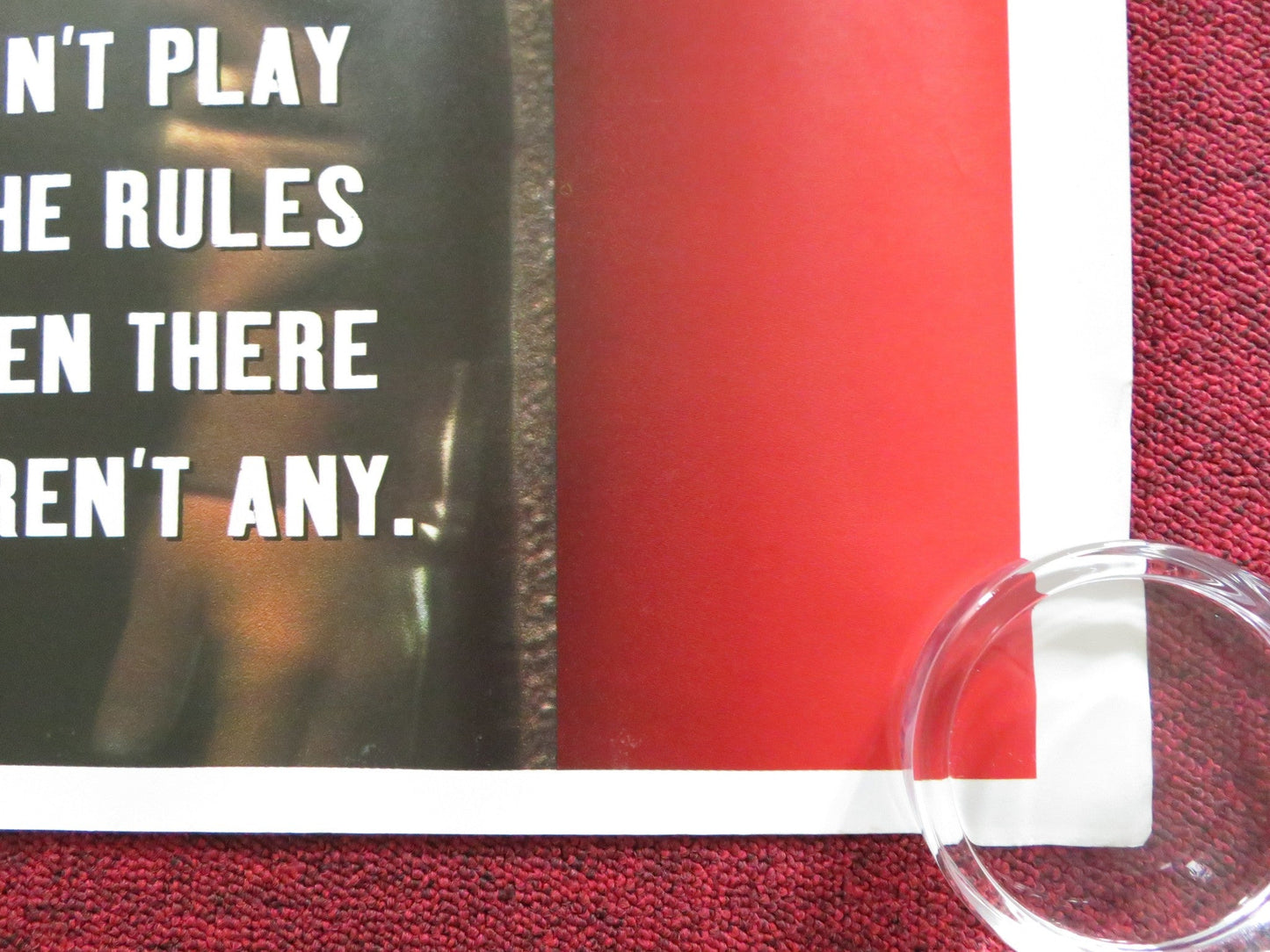 THE CORRUPTOR UK QUAD (30"x 40") ROLLED POSTER MARK WAHLBERG CHOW YUN - FAT 1999 Rendezvous Cinema Movie posters