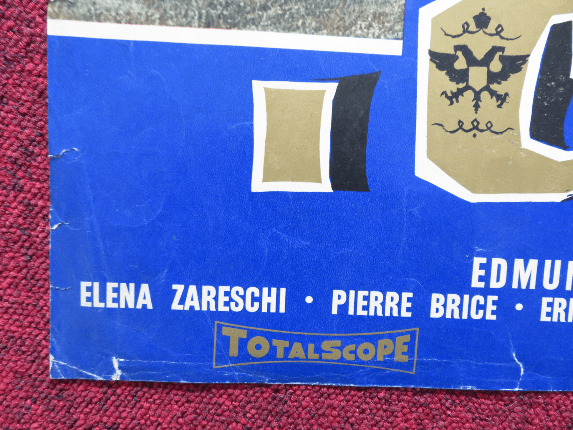 THE COSSACKS ITALIAN FOTOBUSTA POSTER EDMUND PURDOM JOHN DREW BARRYMORE 1960 Rendezvous Cinema Movie posters