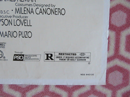 THE COTTON CLUB FOLDED US ONE SHEET POSTER RICHARD GERE DIANE LANE 1984 Movie posters
