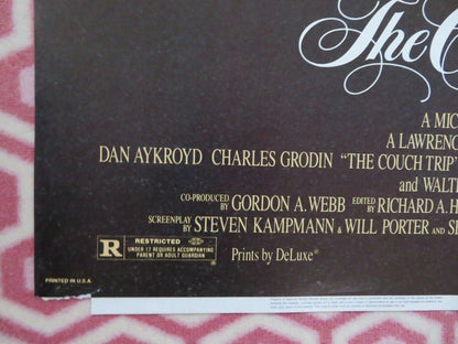 THE COUCH TRIP US ONE SHEET POSTER DAN AYKROYD WALTER MATTHAU 1988 Movie posters