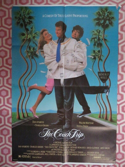 THE COUCH TRIP US ONE SHEET POSTER DAN AYKROYD WALTER MATTHAU 1988 Movie posters