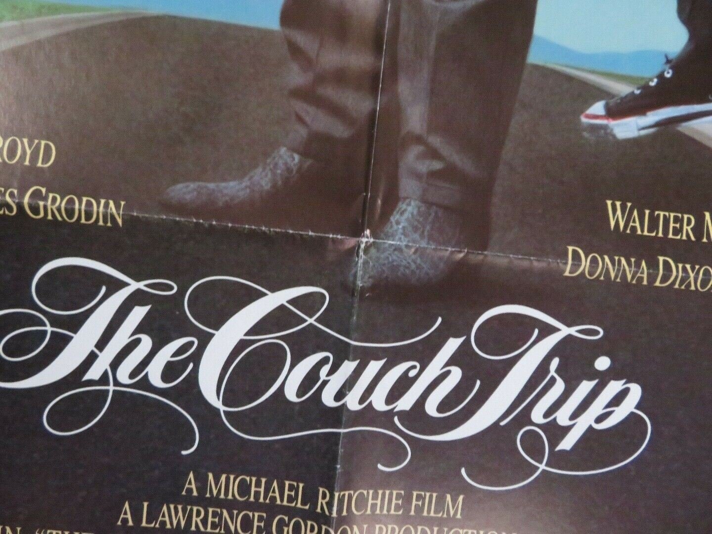 THE COUCH TRIP US ONE SHEET POSTER DAN AYKROYD WALTER MATTHAU 1988 Movie posters