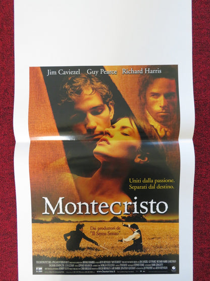 THE COUNT OF MONTE CRISTO ITALIAN LOCANDINA POSTER JIM CAVIEZEL GUY PEARCE 2002 Rendezvous Cinema Movie posters
