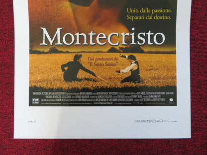 THE COUNT OF MONTE CRISTO ITALIAN LOCANDINA POSTER JIM CAVIEZEL GUY PEARCE 2002 Rendezvous Cinema Movie posters