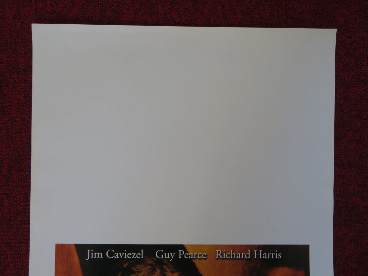 THE COUNT OF MONTE CRISTO ITALIAN LOCANDINA POSTER JIM CAVIEZEL GUY PEARCE 2002 Rendezvous Cinema Movie posters