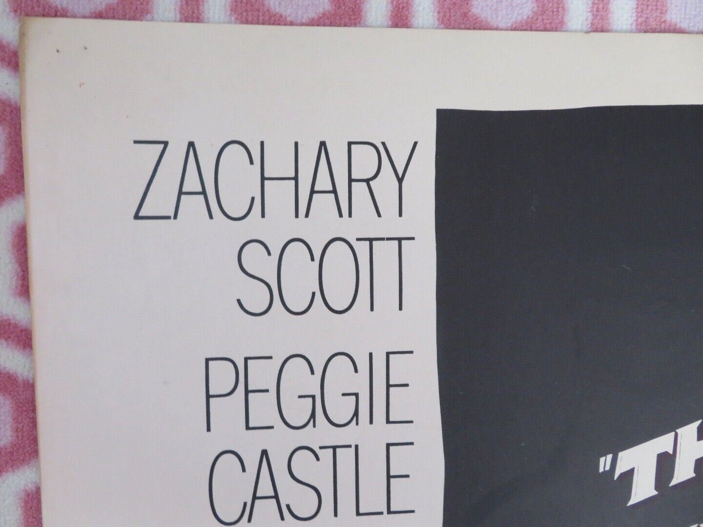 THE COUNTERFEIT PLAN US HALF SHEET (22"x 28") POSTER ZACHARY SCOTT 1957 Movie posters