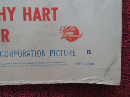 THE COUNTESS OF MONTE CRISTO US HALF SHEET (22"x 28") POSTER SONJA HENI 1948 Movie posters