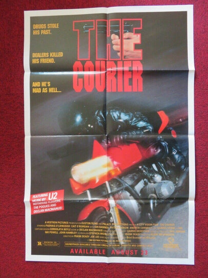 THE COURIER FOLDED US ONE SHEET POSTER GABRIEL BYRNE 1988 Movie posters