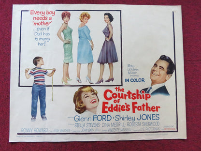 THE COURTSHIP OF EDDIE'S FATHER HALF SHEET (22"x 28") POSTER GLENN FORD 1963 Rendezvous Cinema Movie posters